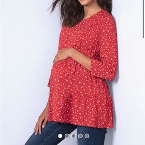 Seraphine maternity and nursing blouse